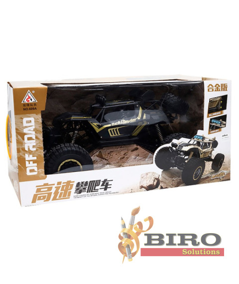 Masina 1:8 cu telecomanda "Rock Crawler" neagra
